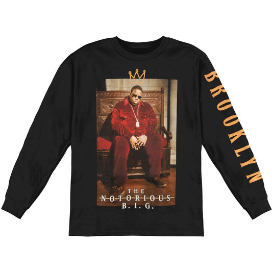 Notorious B.I.G. Brooklyn Long Sleeve  Long Sleeve Front