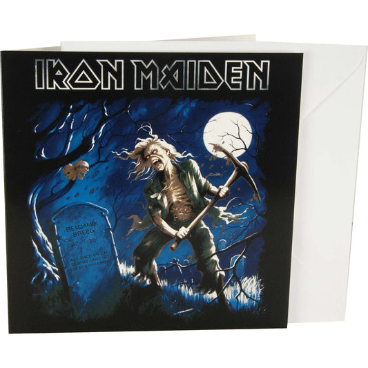 Iron Maiden Benjamin Breeg Greeting Card Front