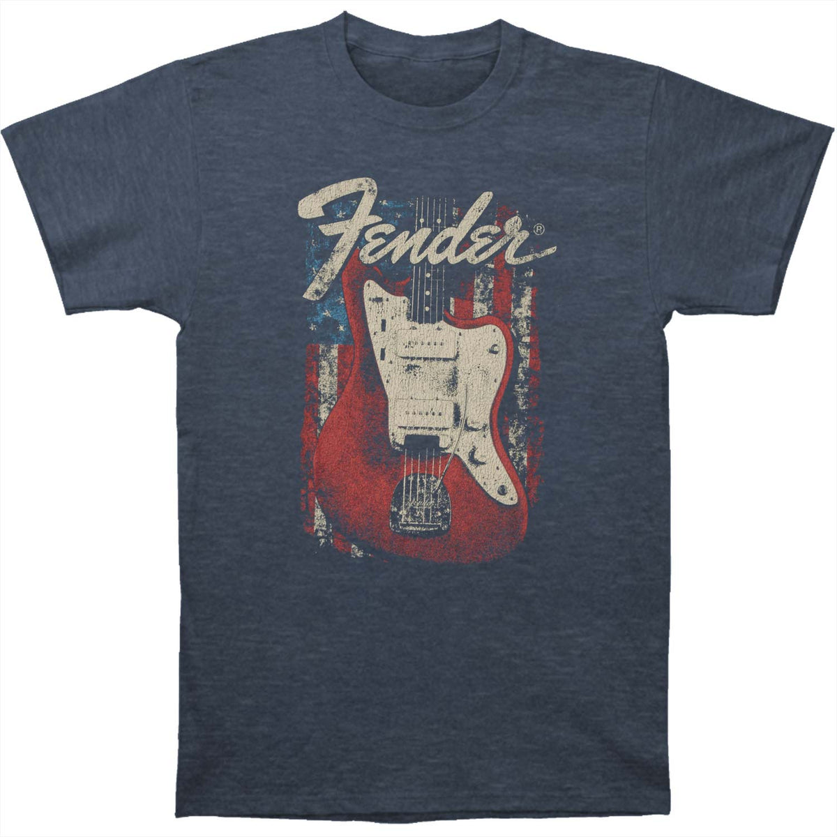 Fender Flag Guitar Slim Fit T-shirt Front