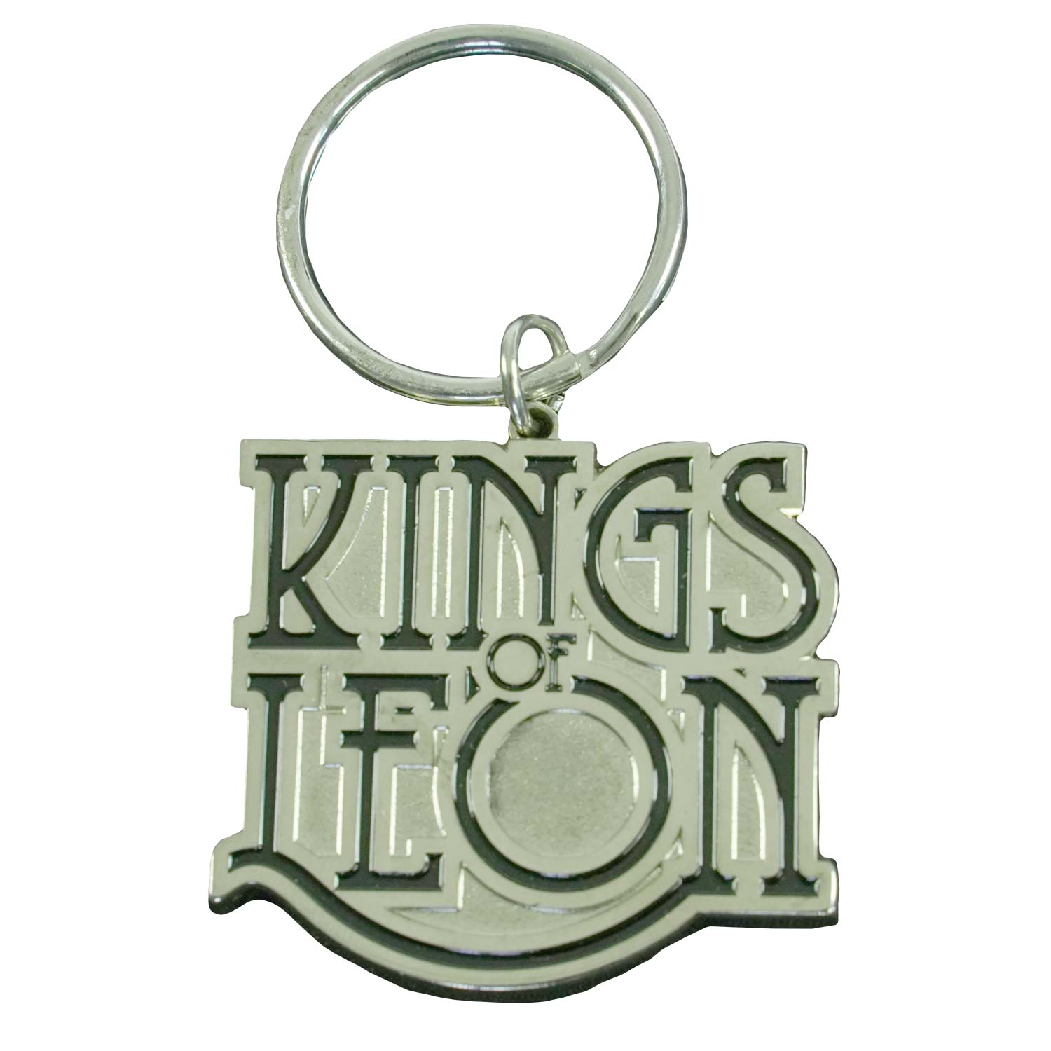 Kings Of Leon Scroll Logo Metal Key Chain Front