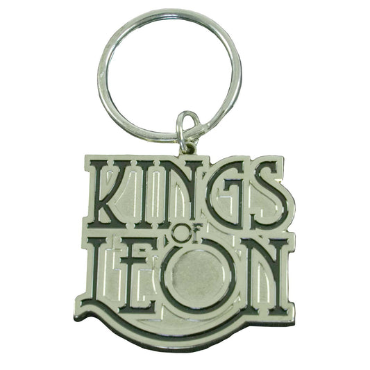 Kings Of Leon Scroll Logo Metal Key Chain Front