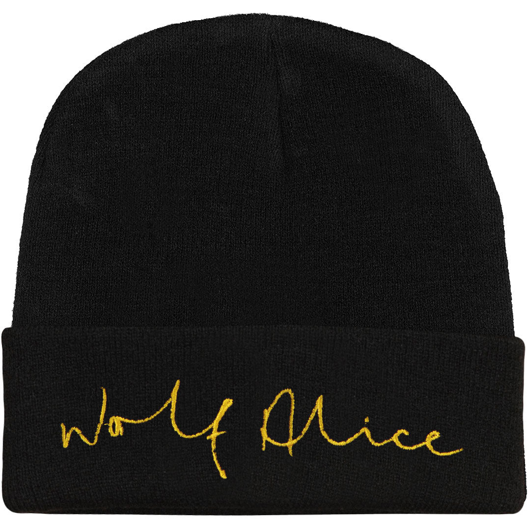 Wolf Alice Yellow Signature Beanie