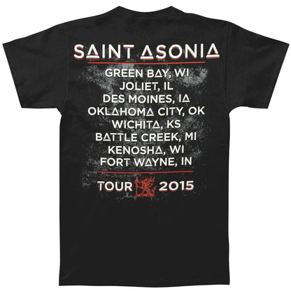 Saint Asonia 2015 Tour T-shirt Back