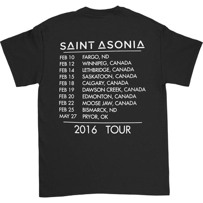 Saint Asonia 2016 Tour T-shirt Back