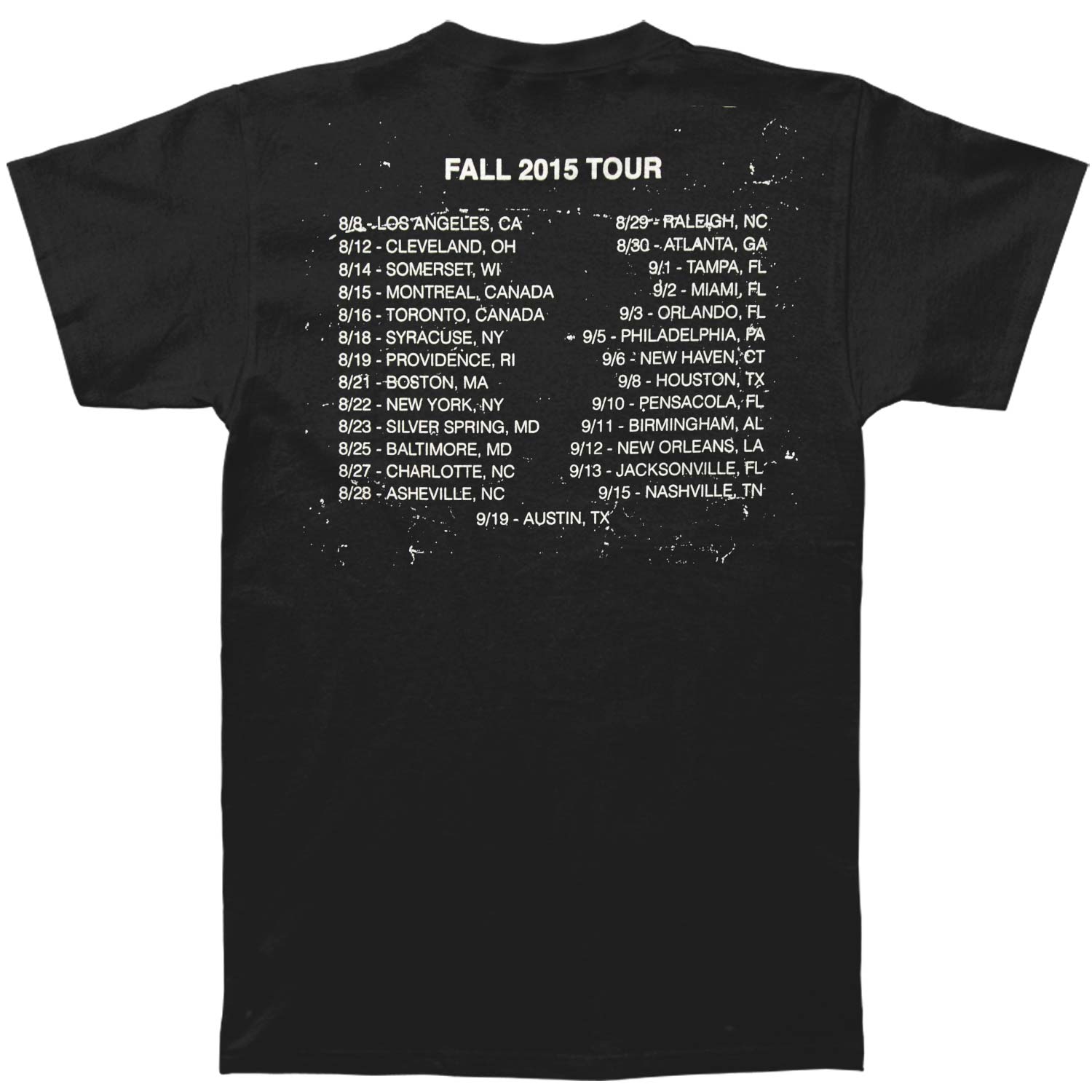 Earl Sweatshirt I Don't Like 2015 Tour T-shirt
