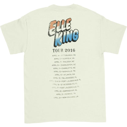 Elle King 2016 Banjo Portrait T-shirt Back