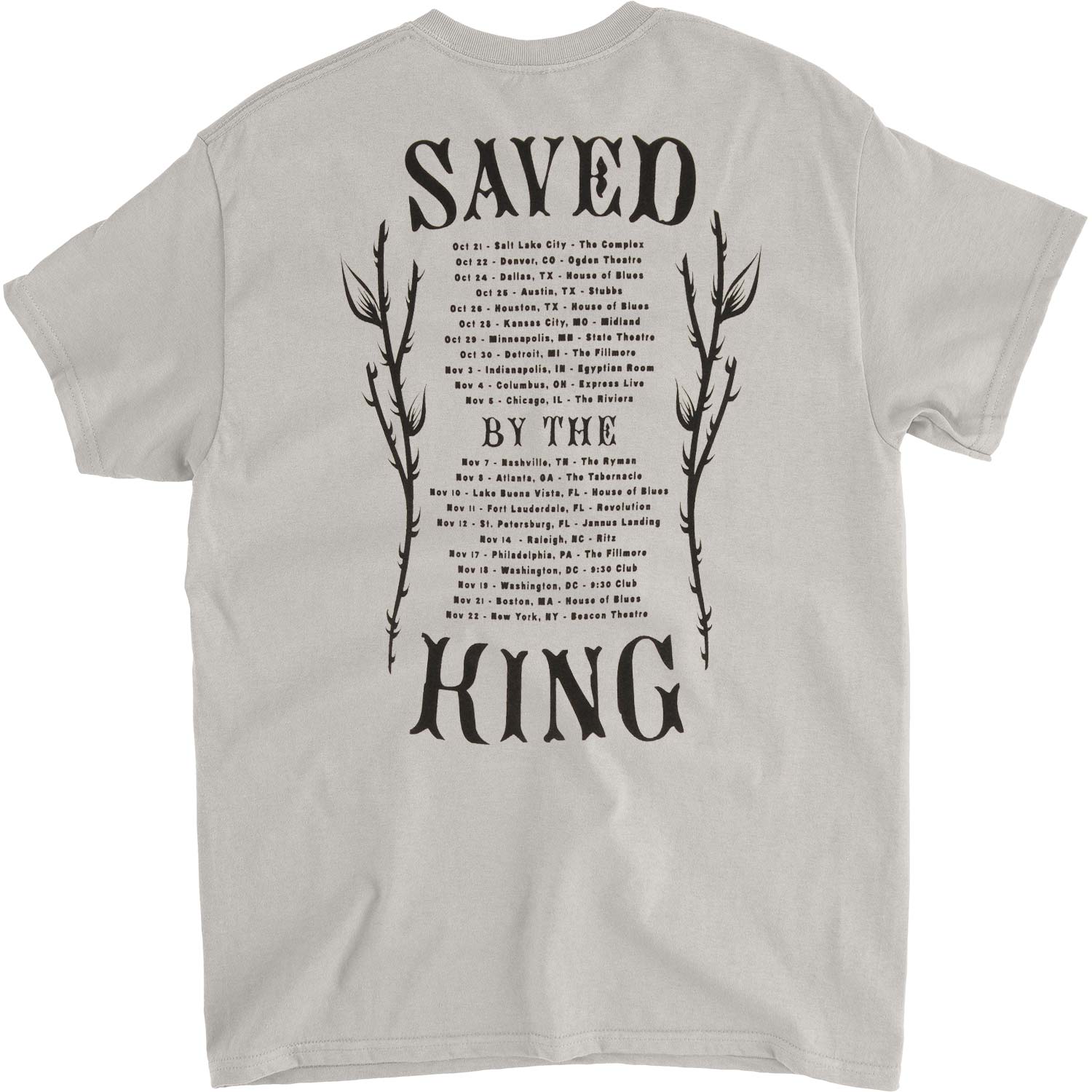 Elle King Ministry Tour T-shirt Back