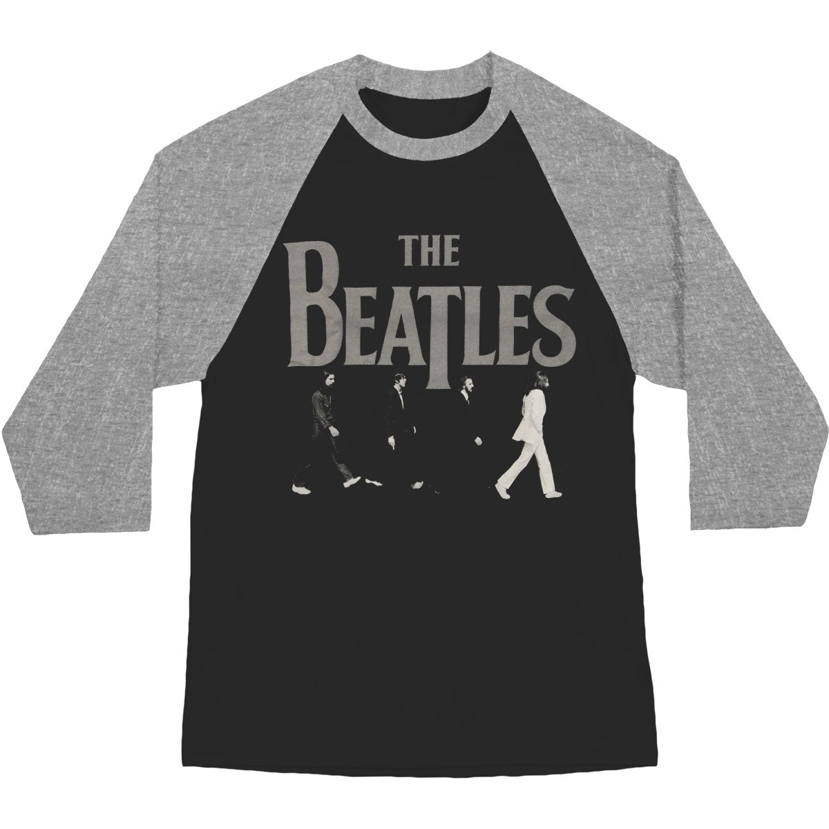 Beatles Abbey Road Raglan Baseball Jersey Front