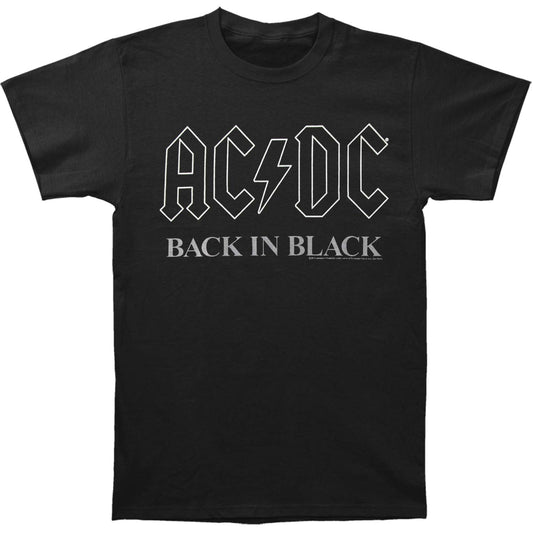 AC/DC Backinblack3 T-shirt Front