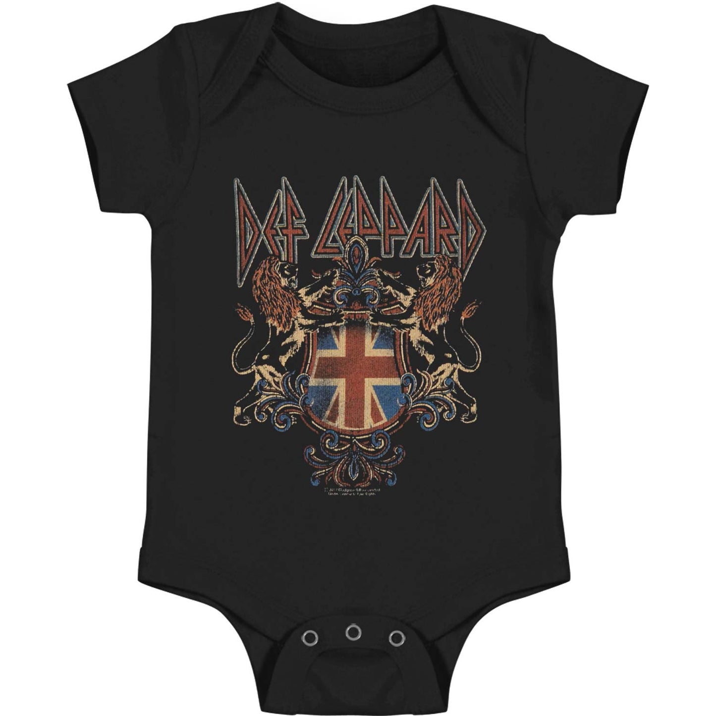 Def Leppard Defcrest Bodysuit Front