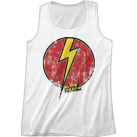 Flash Gordon Flash Bolt Mens Tank Front