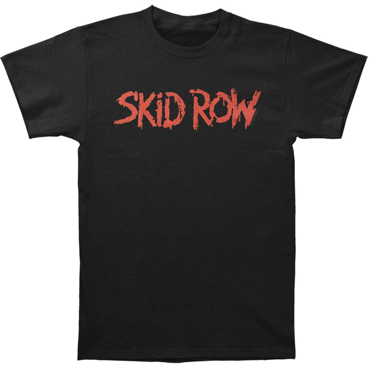 Skid Row Red Logo T-shirt Front