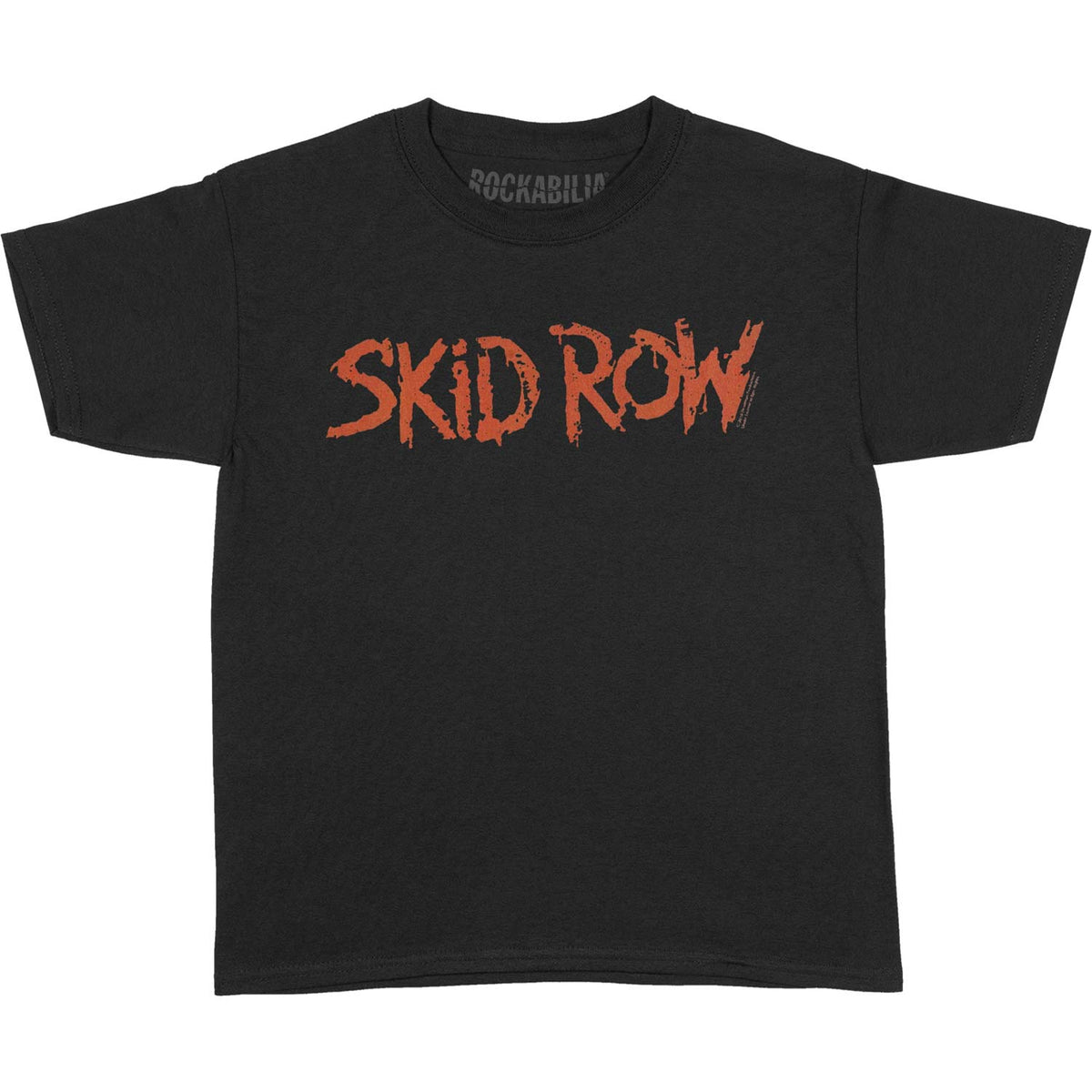 Skid Row Red Logo Youth T-shirt Front