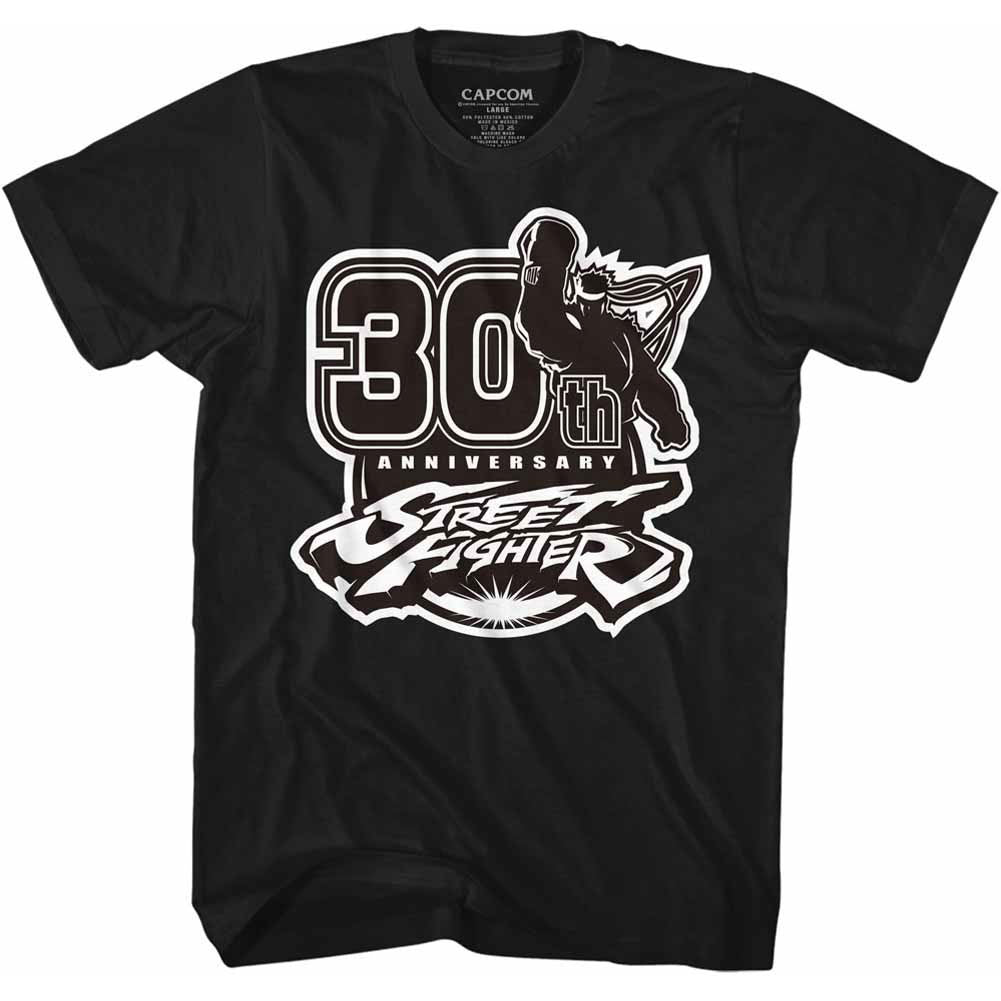 Street Fighter Sf30bw T-shirt Front