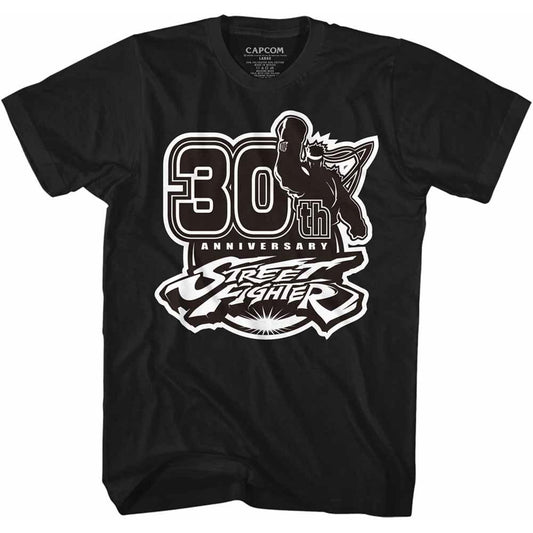 Street Fighter Sf30bw T-shirt Front