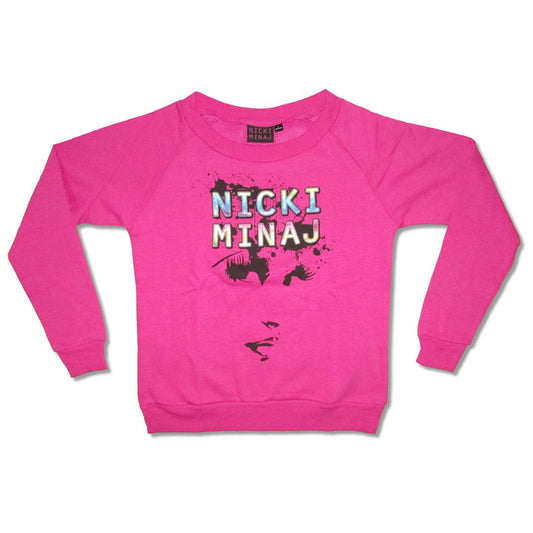 Nicki Minaj Splatter Girls Jr Sweatshirt Front