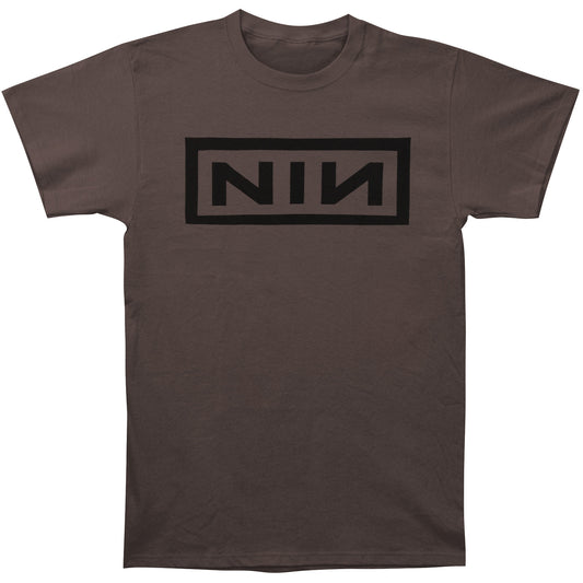 Black Logo On Charcoal Slim Fit T-shirt