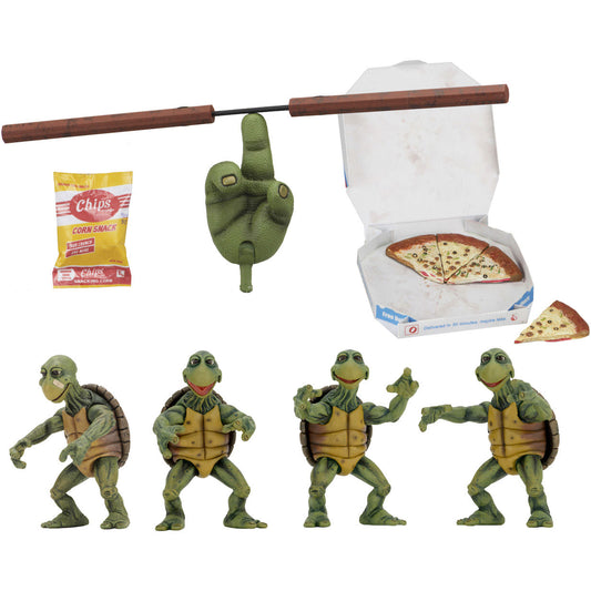 Teenage Mutant Ninja Turtles 1/4 Baby Turtles Set Action Figure Front