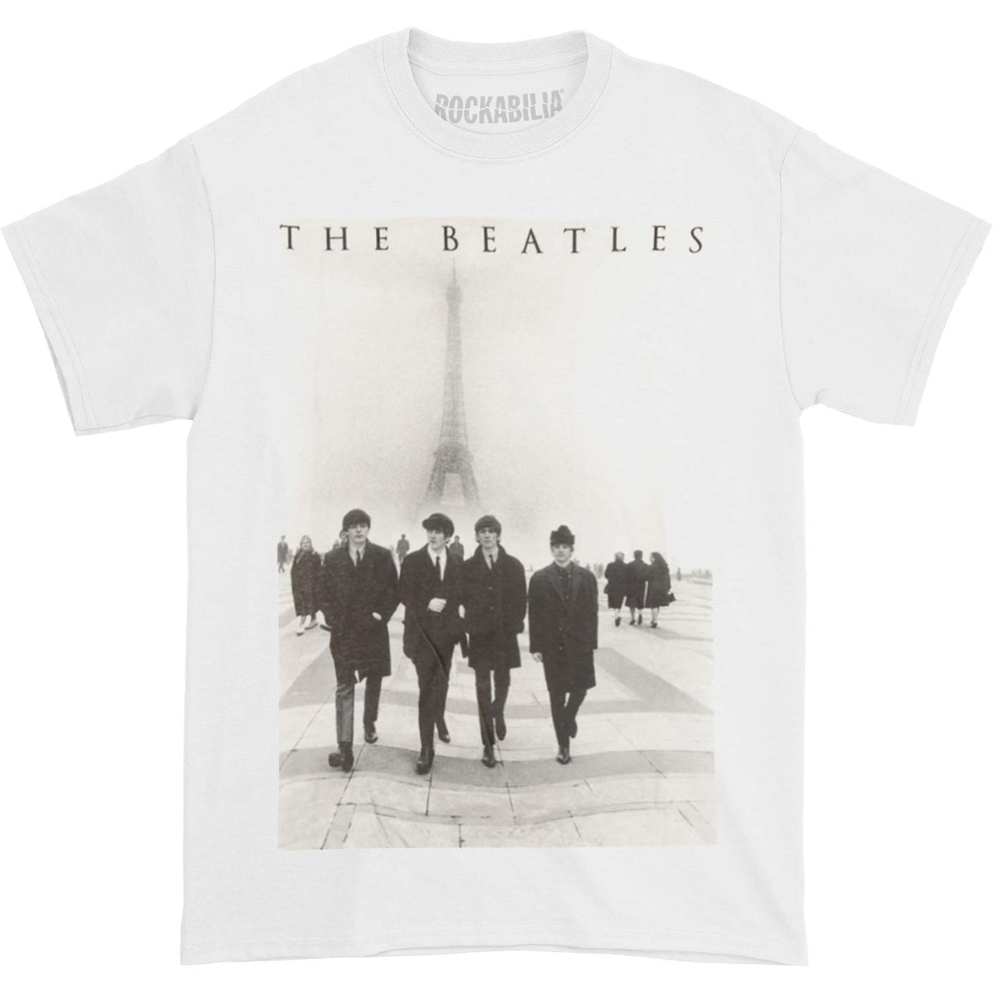 Beatles Walking Paris T-shirt Front