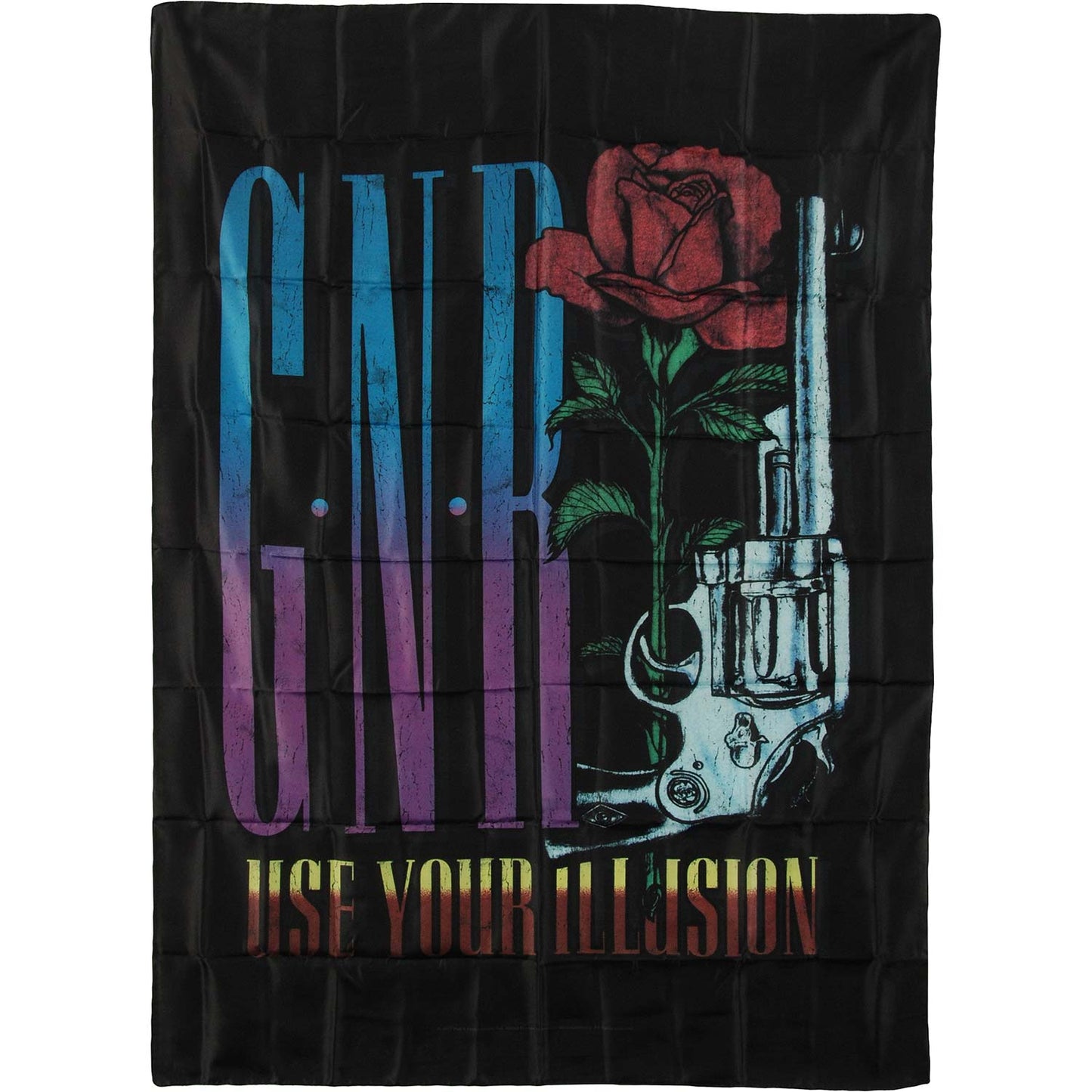 Guns N Roses Gun Poster Flag Front