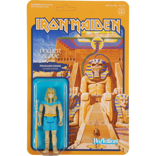 Iron Maiden Super7 Powerslave Pharaoh Eddie 3.75" ReAction Figure Action Figure Front