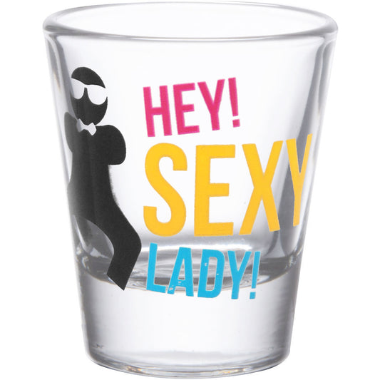 Psy Gangnam Sexy Lady Shot Glass Front
