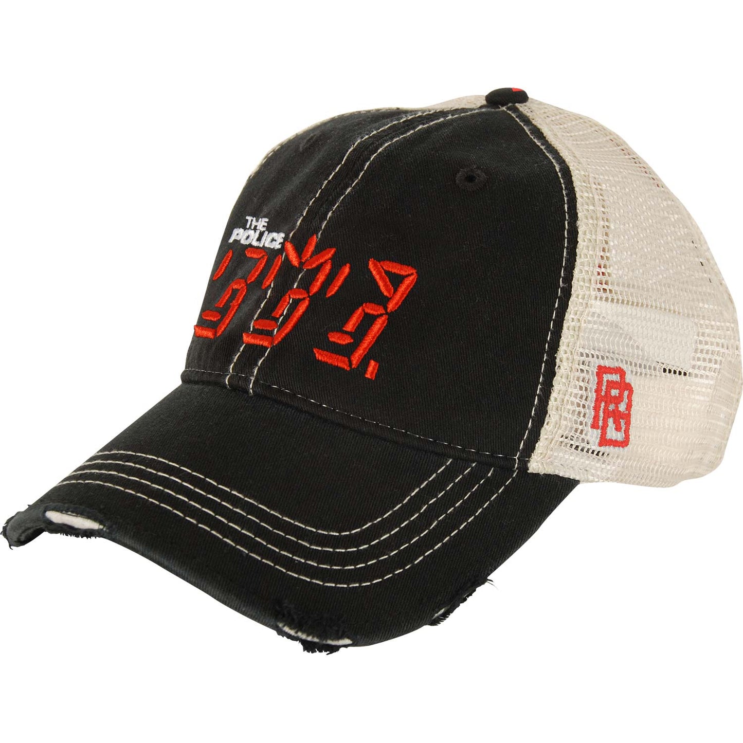 Police Ghost In The Machine Trucker Cap Front