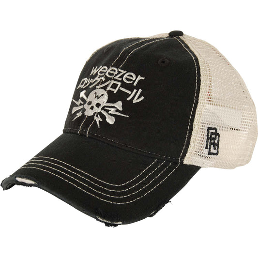 Weezer Kanji Trucker Cap Front