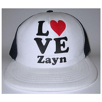 One Direction Love Zayn Trucker Cap Front