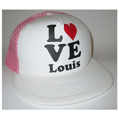 One Direction Love Louis Trucker Cap Front
