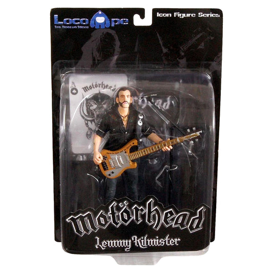 Motorhead Lemmy Kilmister 7" Icon Rickenbacker Guitar Cross Action Figure Front