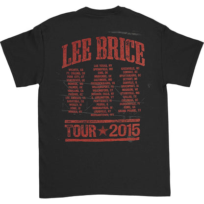 Lee Brice Fall Tour 2015 T-shirt Back