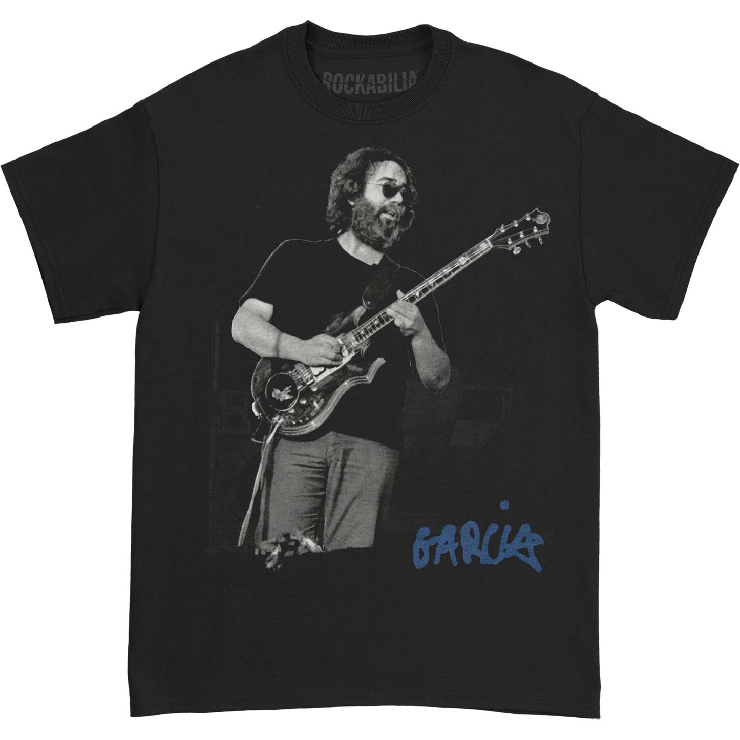 Jerry Garcia Blakesberg Live Portrait T-shirt Front