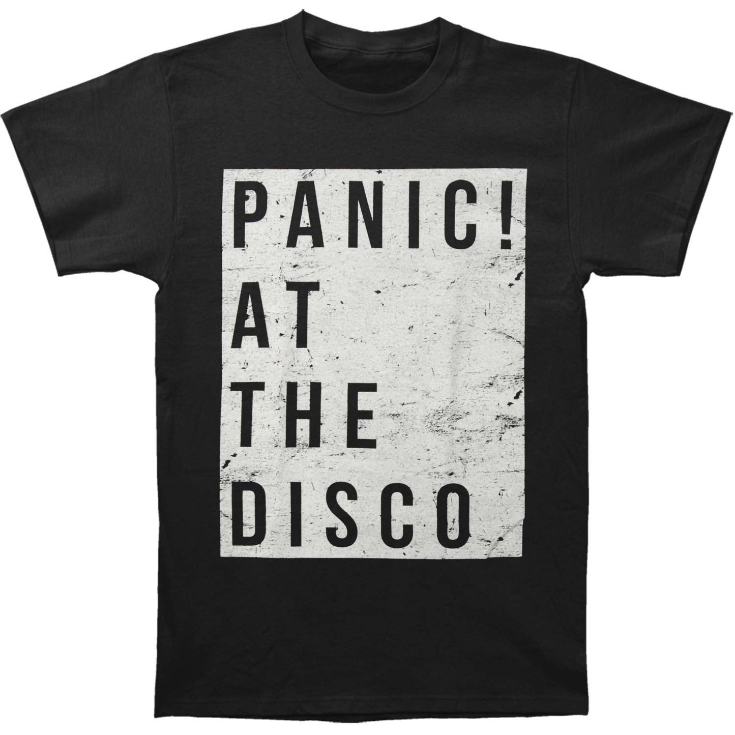 Panic! At The Disco Rough Square Slim Fit T-shirt Front
