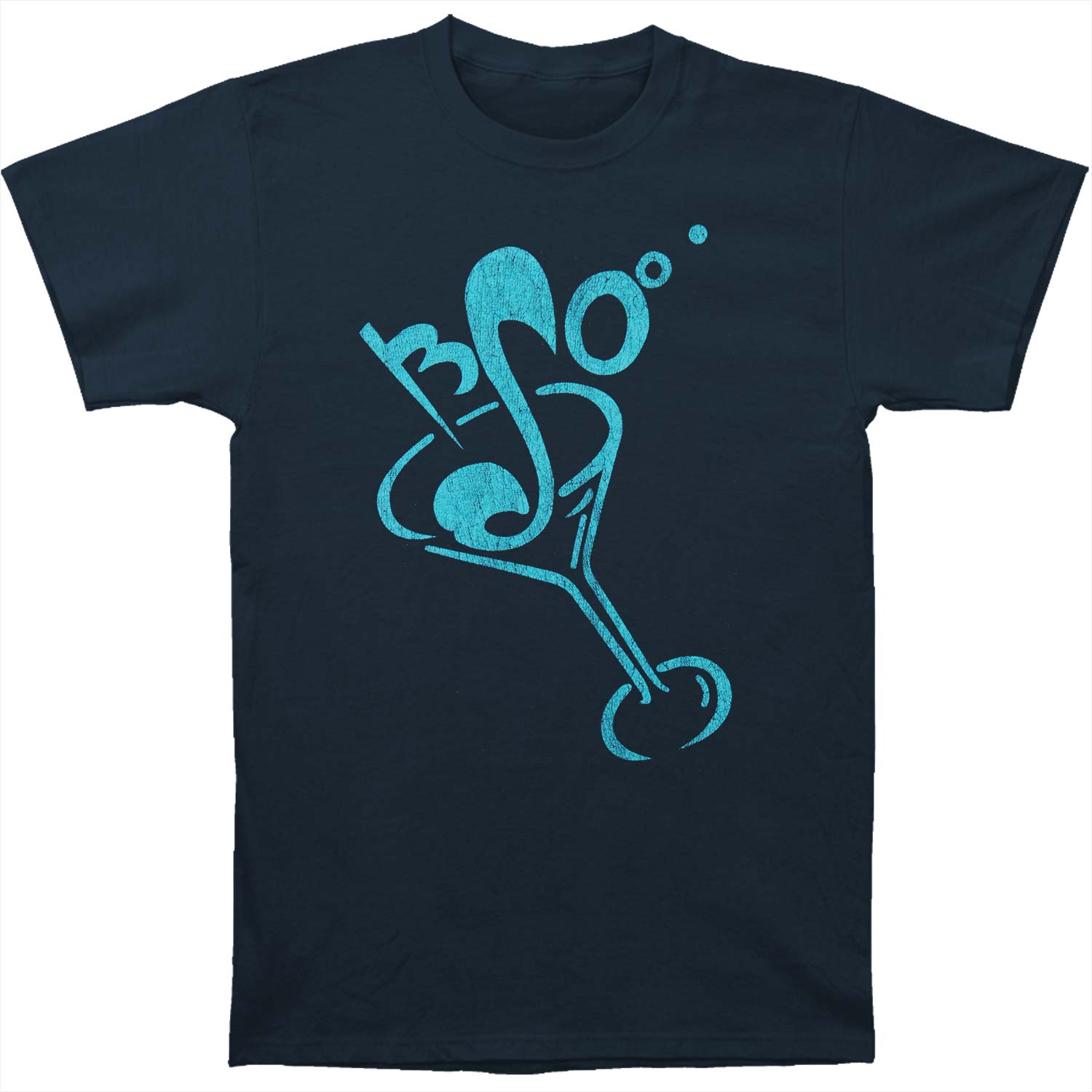Brian Setzer Martini Logo Slim Fit T-shirt Front