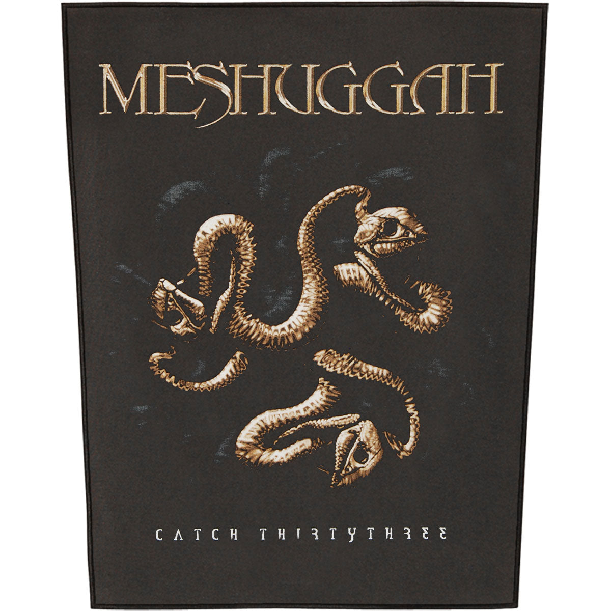 Meshuggah Catch 33 Back Patch Front