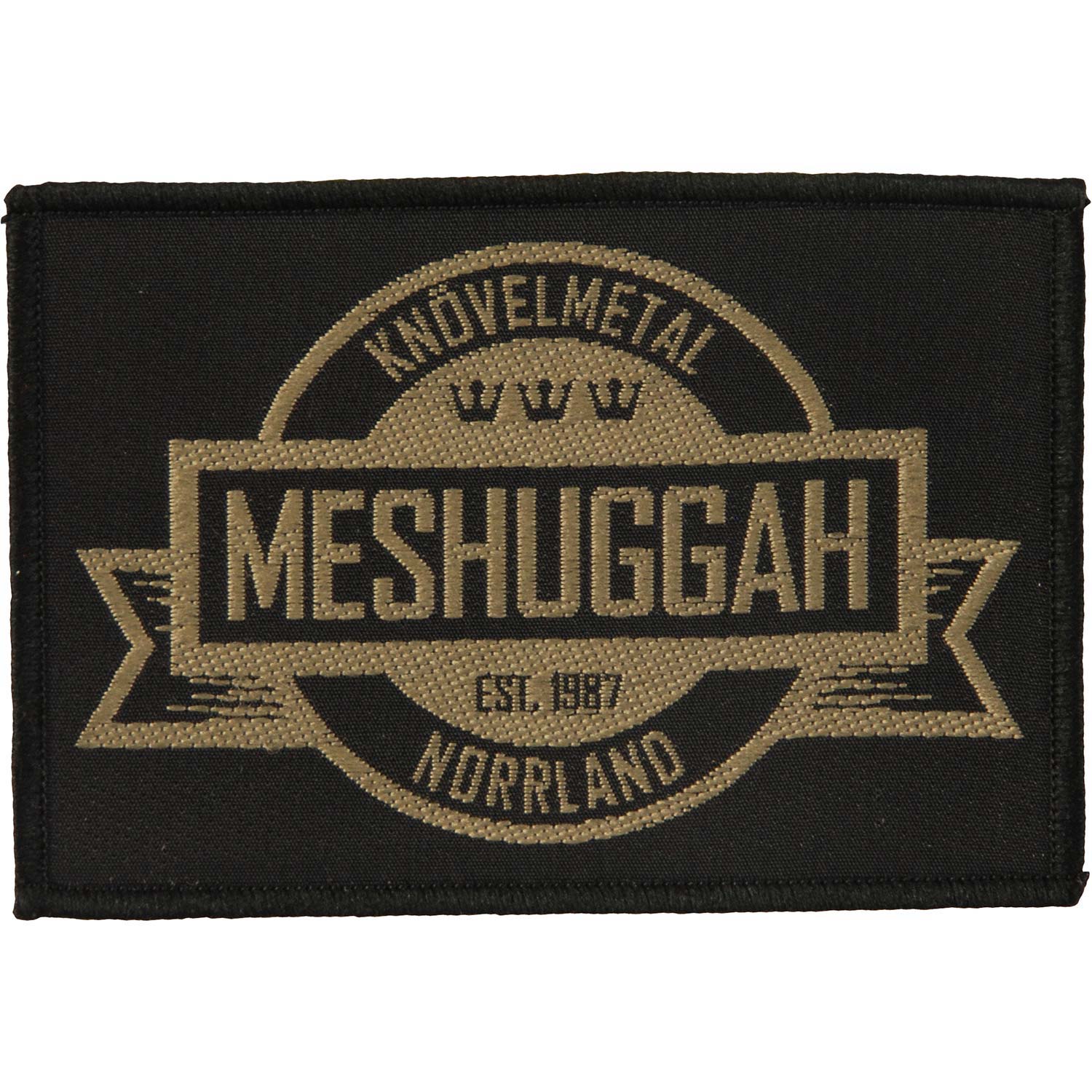 Meshuggah Crest Woven Patch