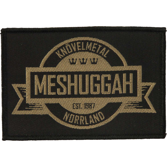 Meshuggah Crest Woven Patch
