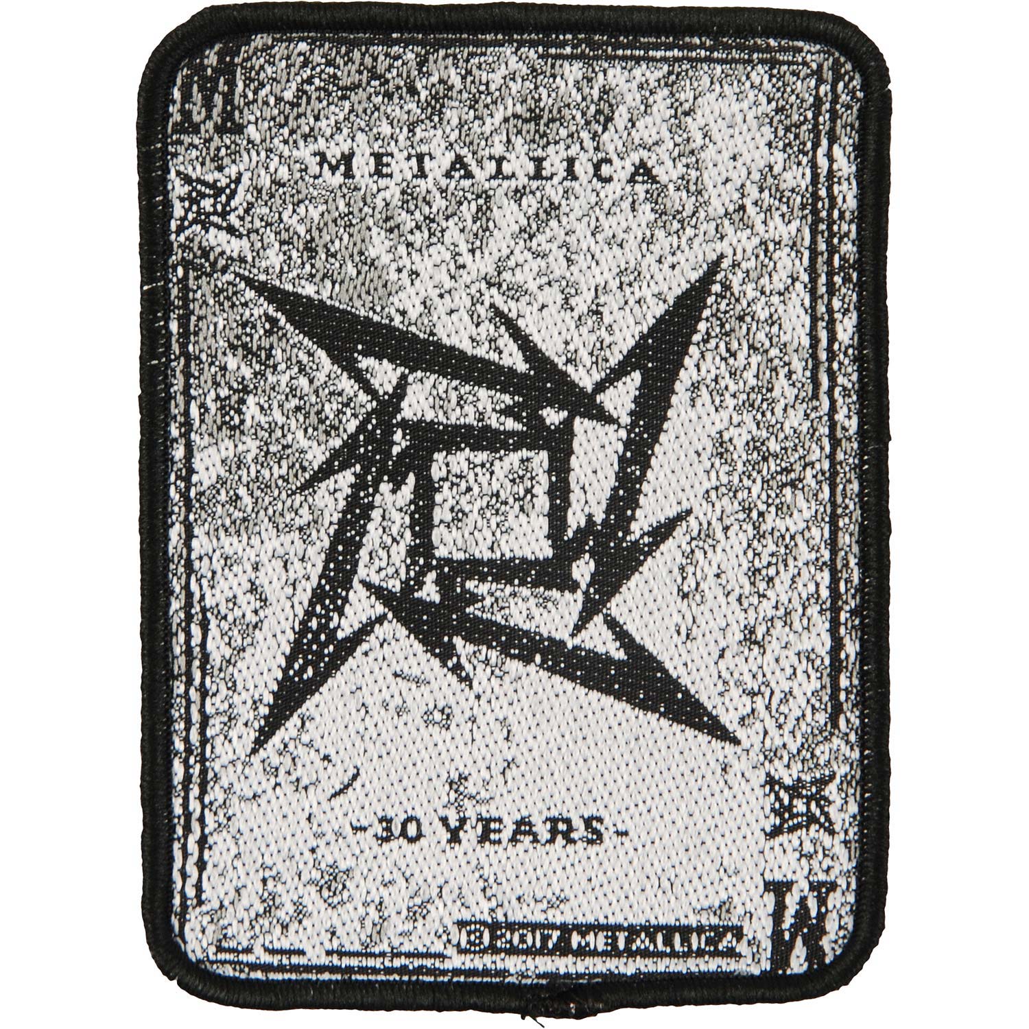 Metallica Dealer Woven Patch Front