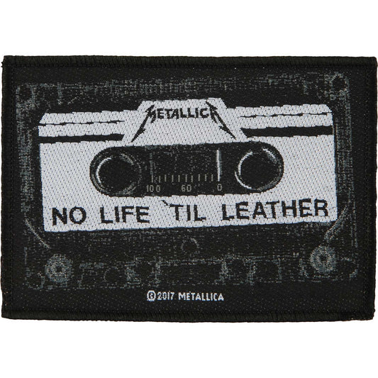 Metallica No Life 'Til Leather Woven Patch Front