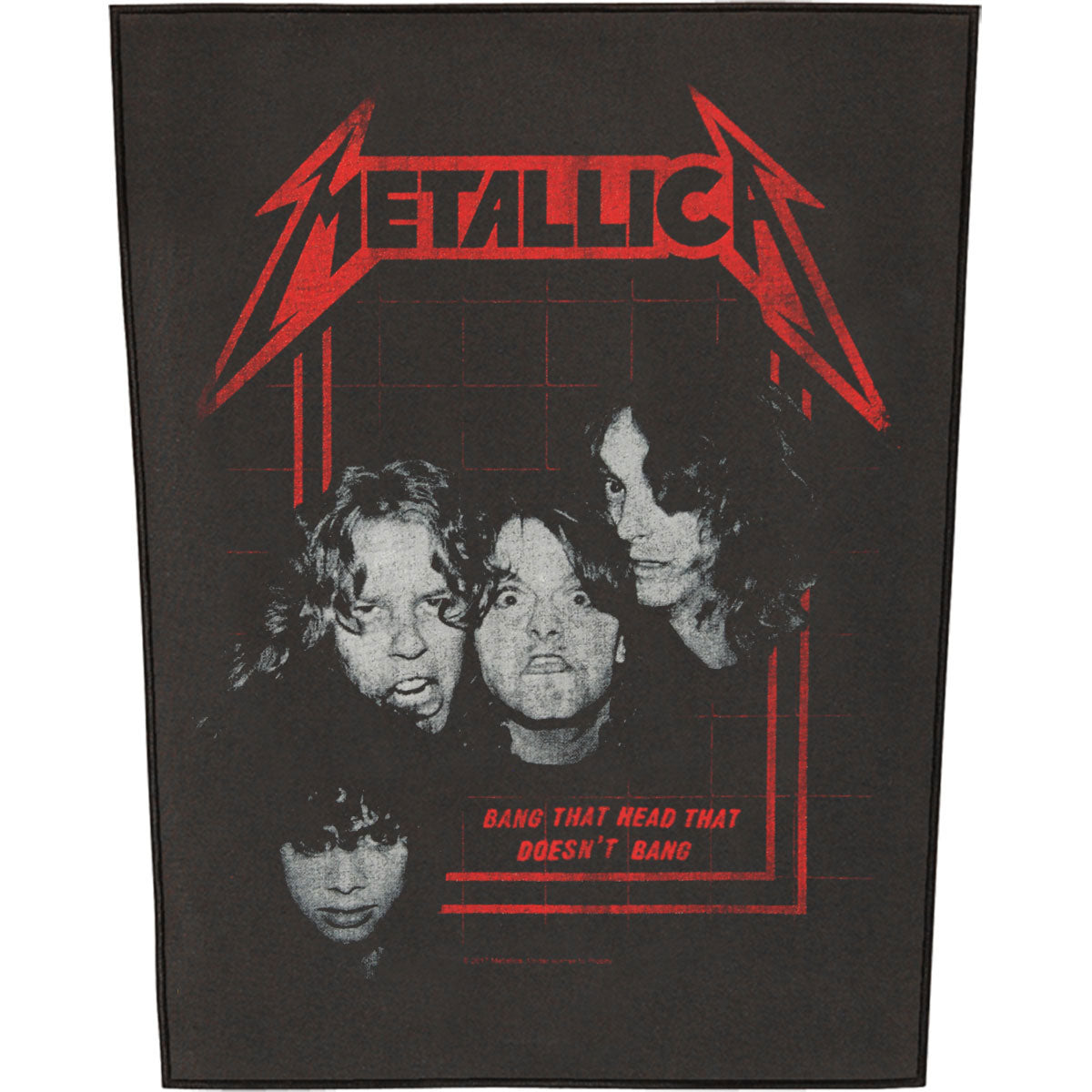Metallica Bang That Head Back Patch Front