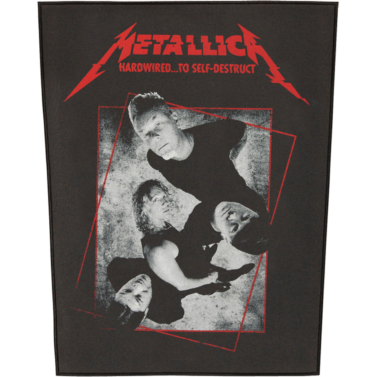 Metallica Hardwired Concrete Back Patch Front