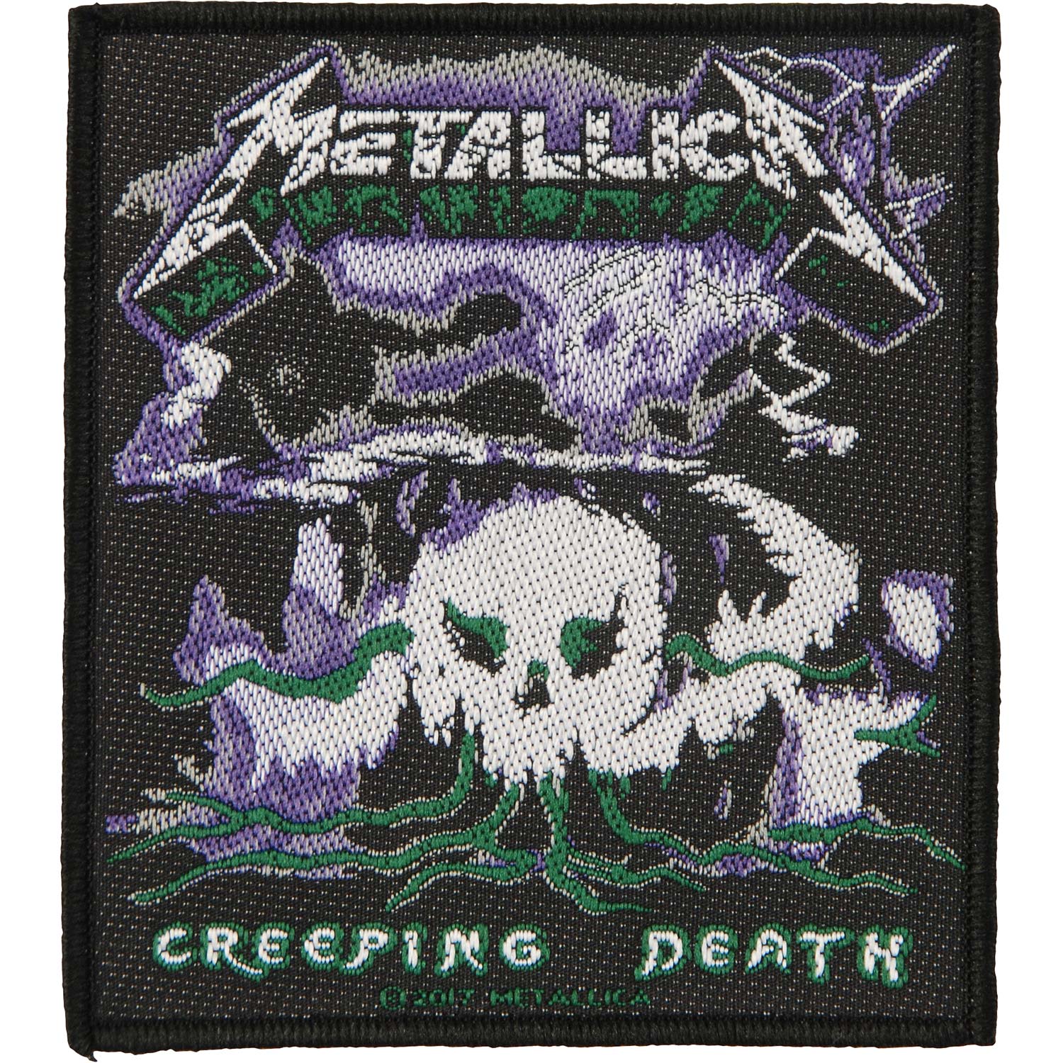 Metallica Creeping Death Woven Patch Front