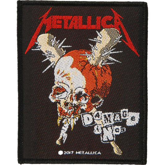 Metallica Damage Inc Woven Patch Front