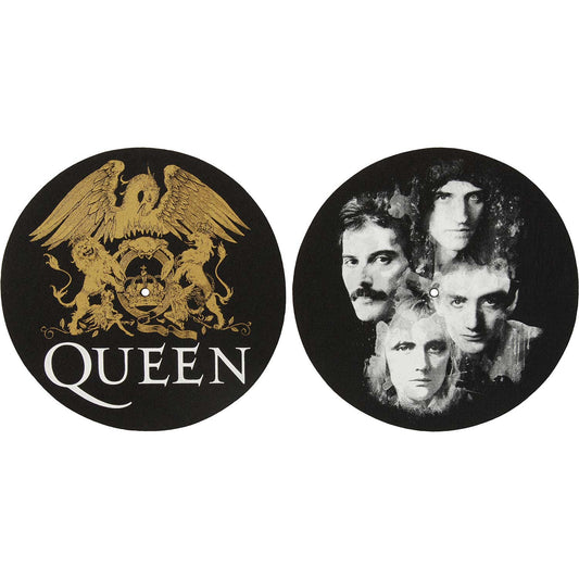 Queen Crest & Faces Slipmat Front