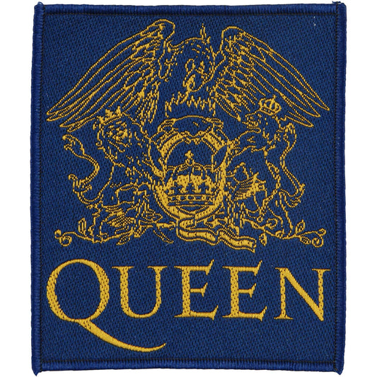 Queen Crest Woven Patch Front
