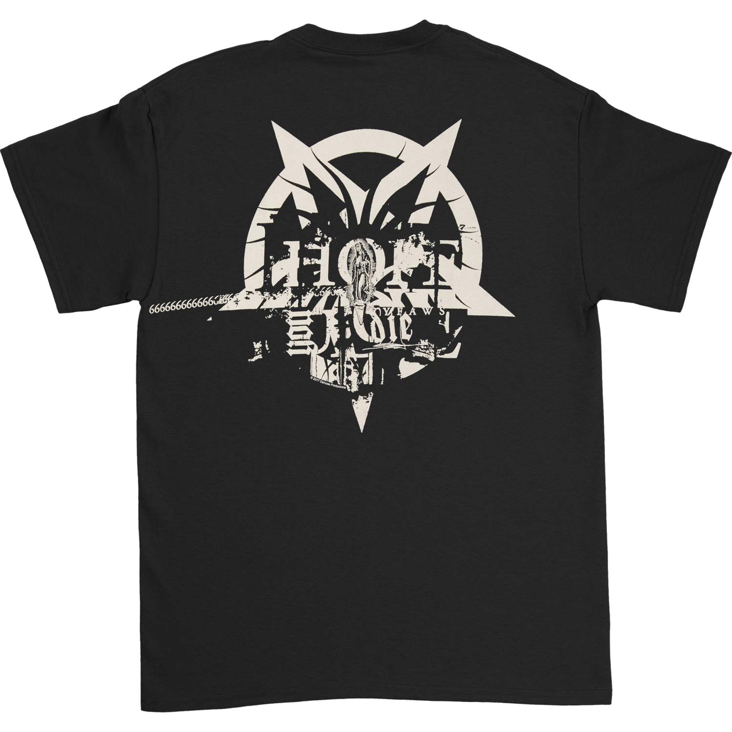 Antaeus Cut Your Flesh & Worship Satan T-shirt Back