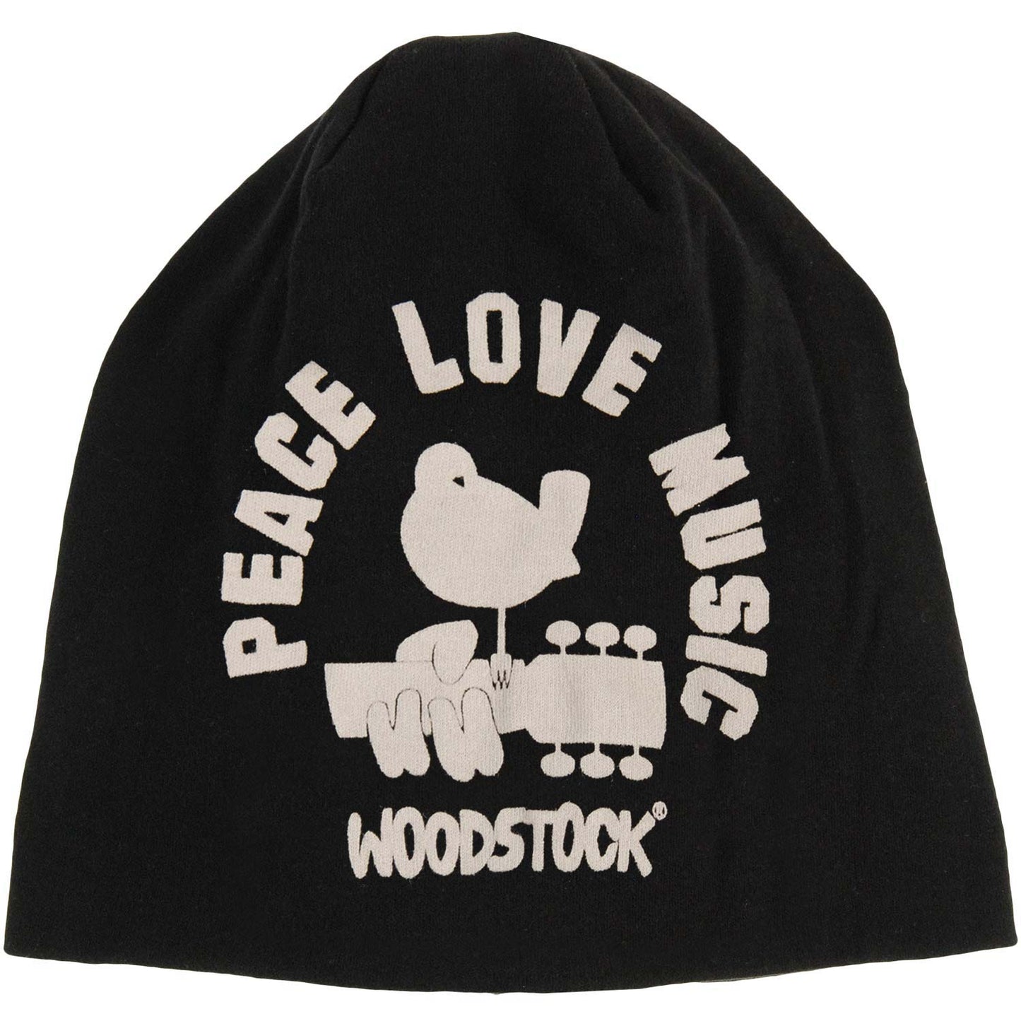 Woodstock Peace Love Music Beanie