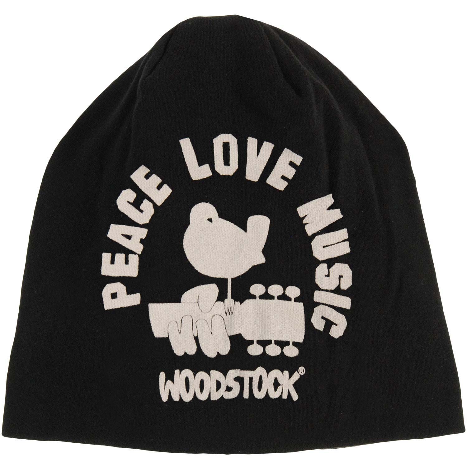 Woodstock Peace Love Music Beanie