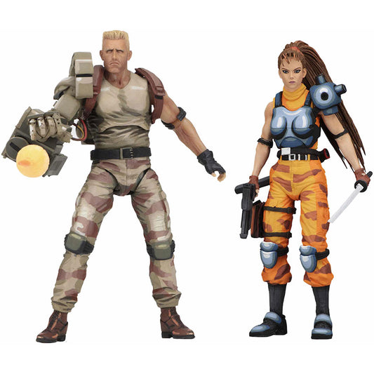 Alien Major Dutch & Lt. Linn Action Figure Front